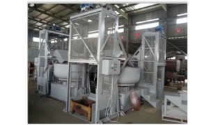 Chain piece vibration polishing cleaning and drying line